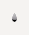 Maria Tash 14ct Teardrop Single Threaded Stud Earring In White Gold
