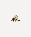 Maria Tash 18ct Black Diamond Web Single Threaded Stud Earring Left In Gold