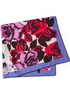 PRADA DOUBLE MATCH SILK FOULARD