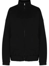 LES TIEN ZIP-UP COTTON SWEATSHIRT