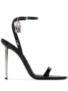 TOM FORD PADLOCK 105MM SANDALS