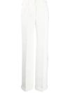 Off-white Contrasting Trim Tailored Trousers In Neutrals
