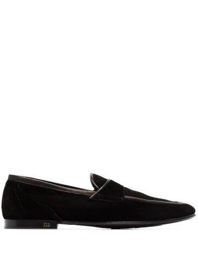 Dolce & Gabbana Erice Loafers In Black