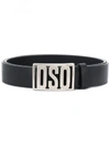 DSQUARED2 LEATHER BELT WITH BUCKLE