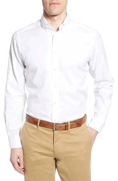 Eton Soft Casual Line Slim Fit Oxford Shirt In White