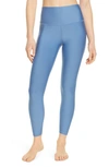 Alo Yoga Airlift High Waist 7/8 Leggings In Blue Moon