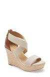 MICHAEL MICHAEL KORS PRUE PLATFORM WEDGE SANDAL,40S0PRMS2L