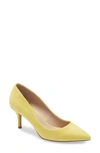 Charles By Charles David Addie Pump In Light Yellow Suede