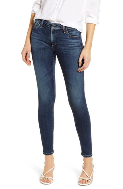 Ag Denim Ankle Leggings In Submerged