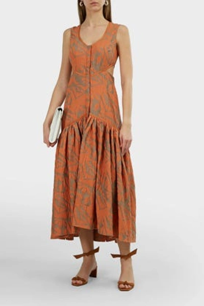 Alexis Garcelle Printed Maxi Dress In Multicoloured