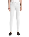 Lafayette 148 Mercer Acclaimed Stretch Mid-rise Skinny Jeans In White