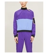 KENZO Contrast-panels relaxed-fit shell jacket