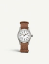 Hamilton H69439511 Khaki Field Mechanical Stainless Steel And Leather Watch