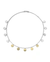 IPPOLITA CLASSICO HAMMERED PAILLETTE DISC NECKLACE IN CHIMERA TWO-TONE,PROD230470169