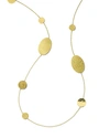 IPPOLITA CLASSICO CRINKLE OVAL AND CIRCLES NECKLACE IN 18K GOLD,PROD230440182