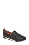 Gentle Souls By Kenneth Cole Luca A-line Leather Slip-ons In Black Leather