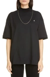 AMBUSH CHAIN EMBELLISHED T-SHIRT,12112076