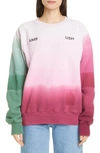 Ambush Tie-dye Pattern Sweatshirt In Pink