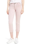 Kut From The Kloth Amy Fray Hem Crop Skinny Jeans In Rose
