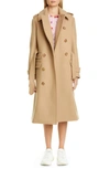 STELLA MCCARTNEY DOUBLE FACE WOOL TRENCH COAT,599853SJB30