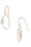 ARGENTO VIVO ARGENTO VIVO SYDNEY CLUSTER OPEN OVAL DROP EARRINGS,125832GMUL