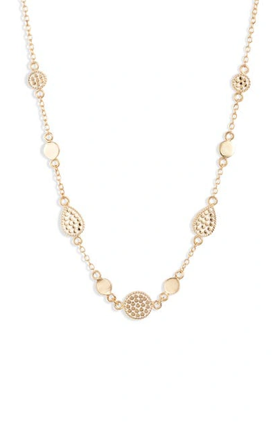 Anna Beck Mixed Station Choker Necklace In Gold
