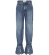 LOEWE TIE-CUT HIGH-RISE BOYFRIEND JEANS,P00438660