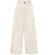 WOOLRICH HIGH-RISE WIDE-LEG CARGO PANTS,P00451434