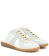 MAISON MARGIELA REPLICA LEATHER SNEAKERS,P00459213