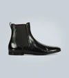 DOLCE & GABBANA LEATHER CHELSEA BOOTS,P00448391