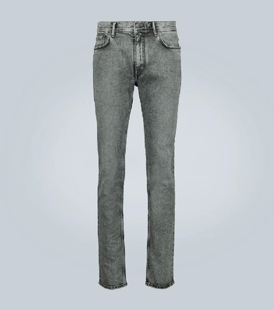 Acne Studios High-rise Straight-leg Jeans In Gray