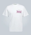 Aries Logo-print Crew Neck T-shirt In White