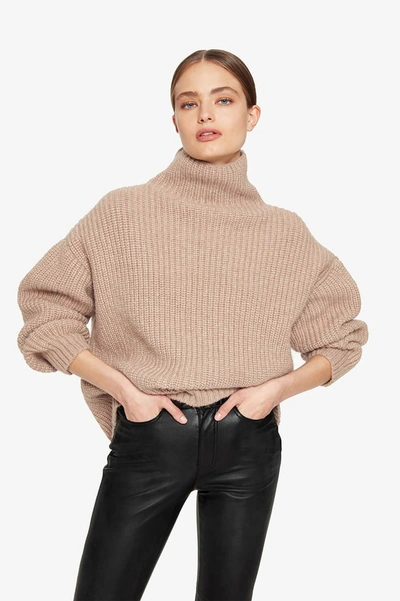 ANINE BING ANINE BING SYDNEY SWEATER IN CAMEL,A-09-0102-220-XS