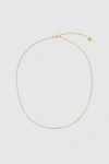 Anine Bing Diamond Tennis Necklace In Gold In 14k Yellow Gold