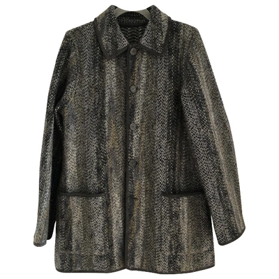 Pre-owned Missoni Wool Coat In Multicolour