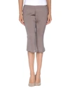 DANIELE ALESSANDRINI Cropped pants & culottes,36680474UP 3