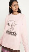 THE MARC JACOBS X PEANUTS SNOOPY & WOODSTOCK SWEATSHIRT