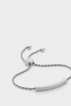 Monica Vinader Linear Friendship Chain Bracelet In Silver