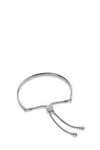 Monica Vinader Fiji Diamond Friendship Bracelet In Metallic