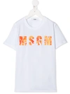 MSGM GRAPHIC LOGO-PRINT T-SHIRT