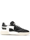 TOD'S LOW-TOP LEATHER SNEAKERS