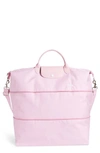 Longchamp Le Pliage Expandable Nylon Tote In Pink