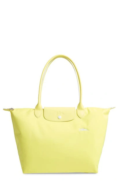 Longchamp Le Pliage Club Tote In Yellow