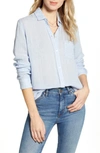 Rails Ellis Cotton Shirt In Bluebell