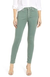 Ag Farrah High Waist Ankle Skinny Jeans In Fresh Thyme