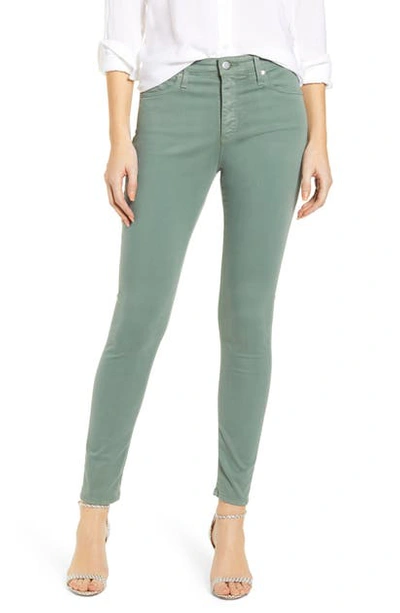 Ag Farrah High Waist Ankle Skinny Jeans In Fresh Thyme