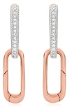 MONICA VINADER ALTA CAPTURE DIAMOND EARRINGS,GP-EA-CBZB-DIA