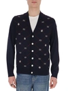 GUCCI GUCCI GG BEES JACQUARD CARDIGAN