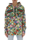 GUCCI GUCCI POP FLORAL PRINT HOODIE