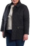 Barbour Beadnell Summer Quilted Jacket In Black